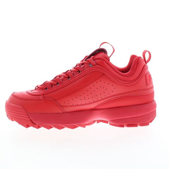 Fila Womens Disruptor II Premium Red Shoes (NWT) - Picture 3 of 4